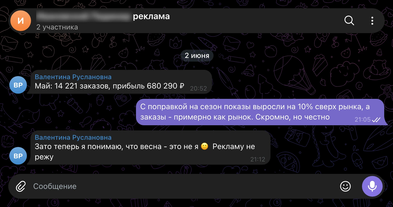 Рабочий чат, 2 июня: итоги мая с поправкой на сезон.